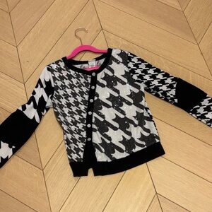 Harajuku Lovers Black and White Houndstooth Kids Shirt size 10-12